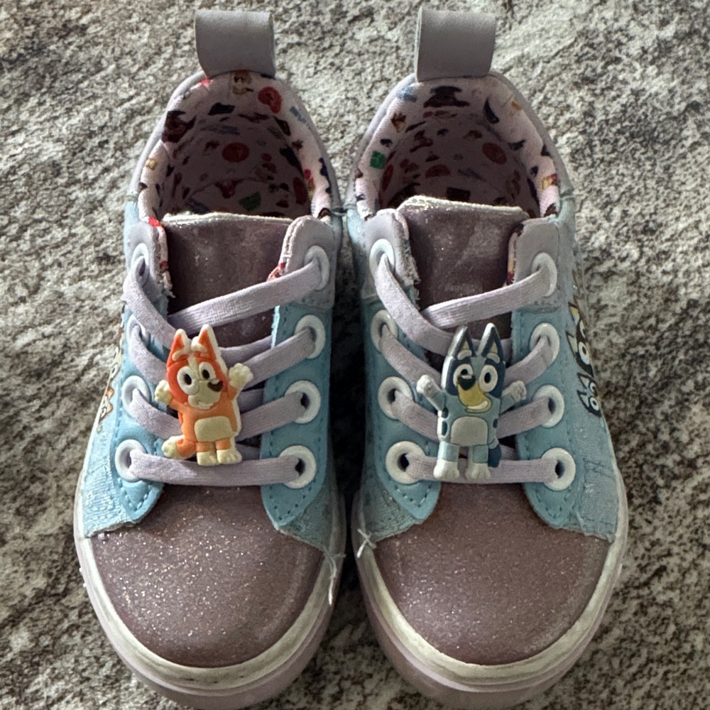 Target Kids Sneakers with Glitter and Character Charms